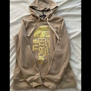 A Tan North Face hoodie!